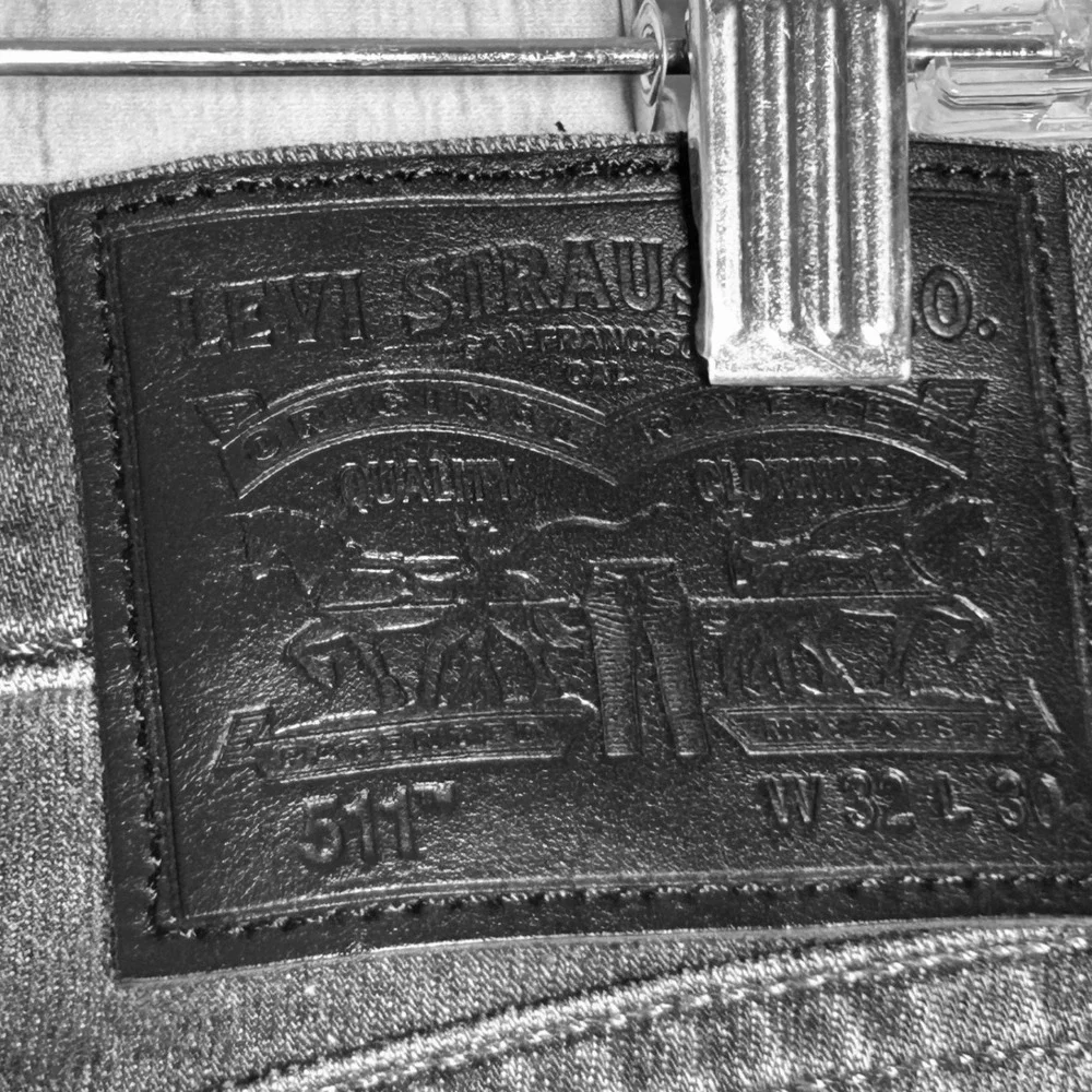Levi 511‎ Jeans Mens 32x30 Black Dark Wash Straight Leg Denim Gorpcore Casual